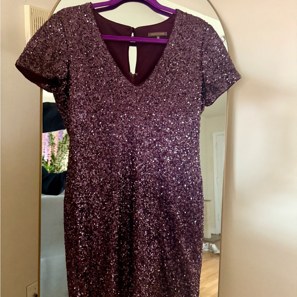 Heartloom Sparkling Purple Mini Dress